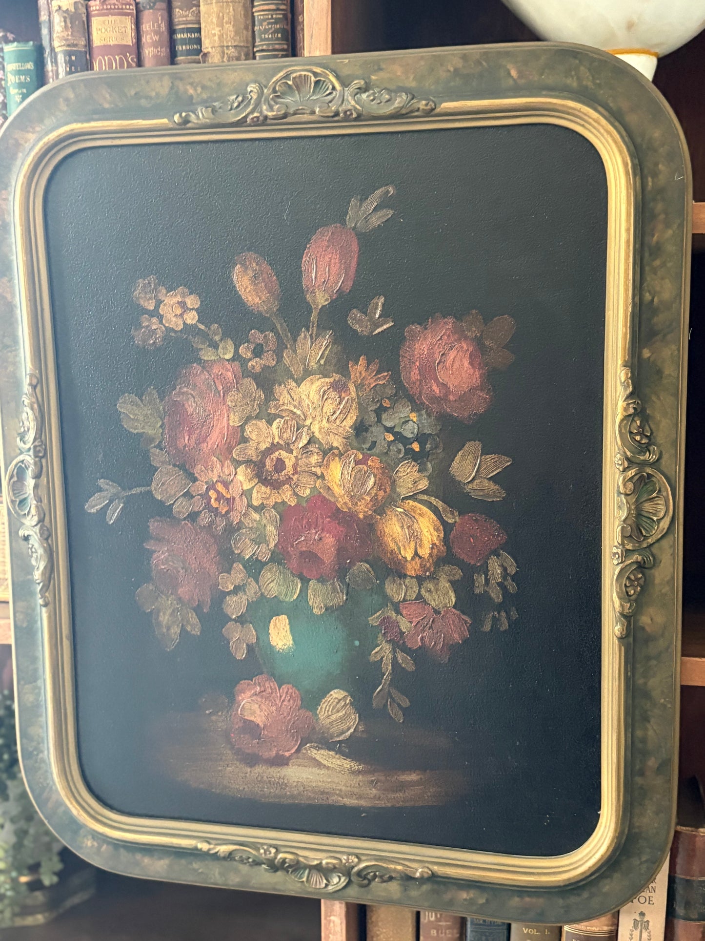Antique floral painting