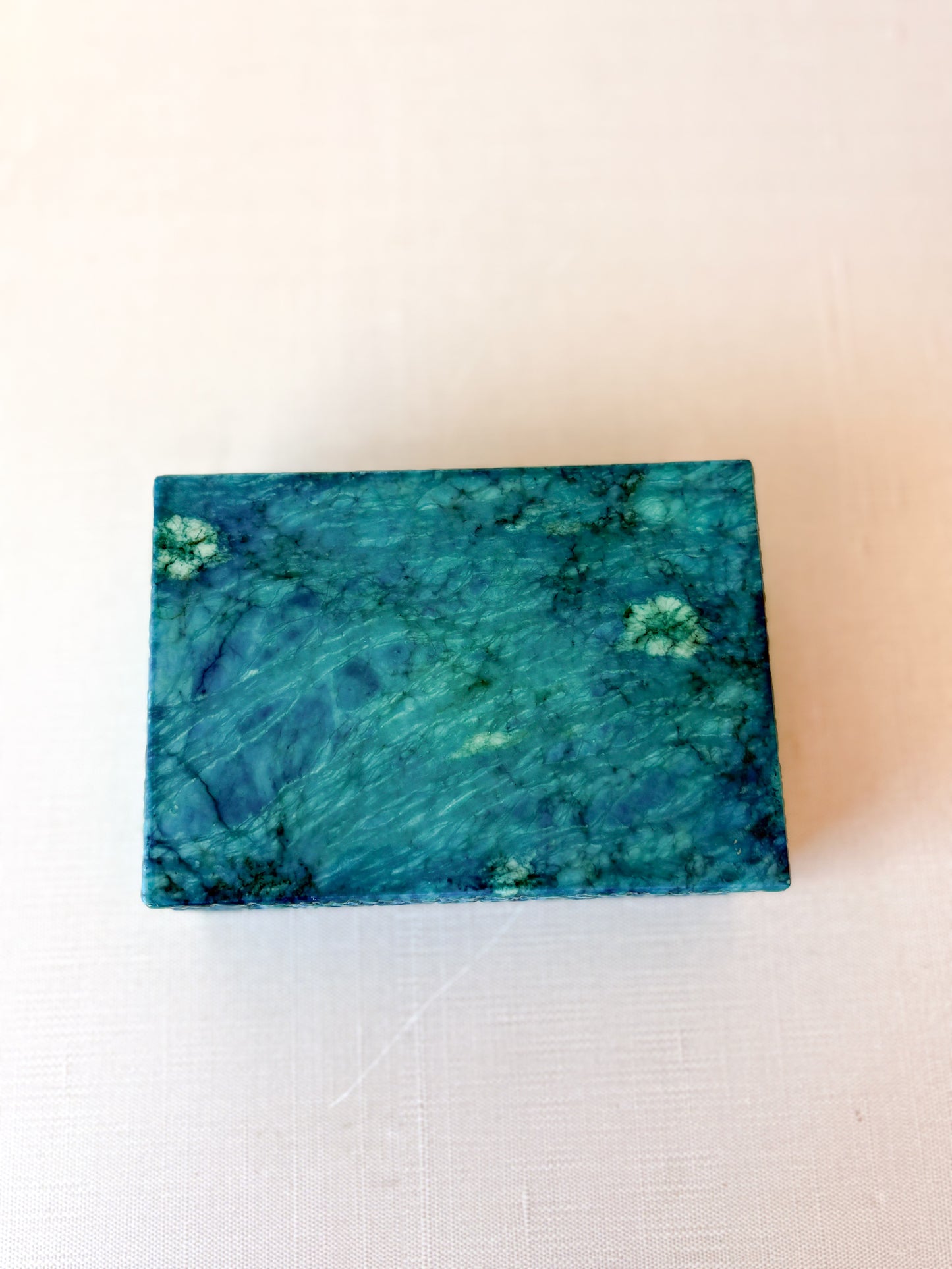 Turquoise alabaster box