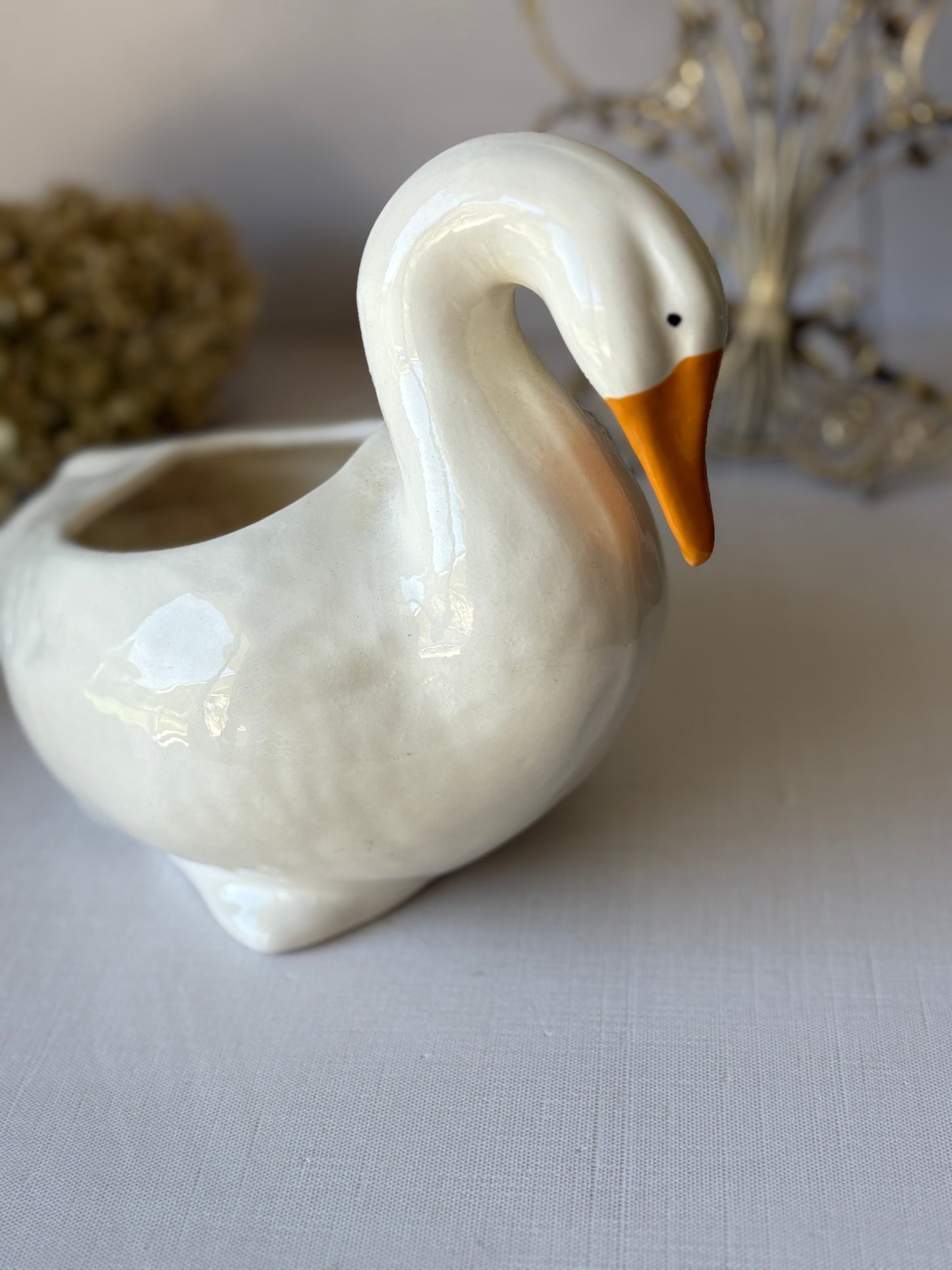Ceramic Swan