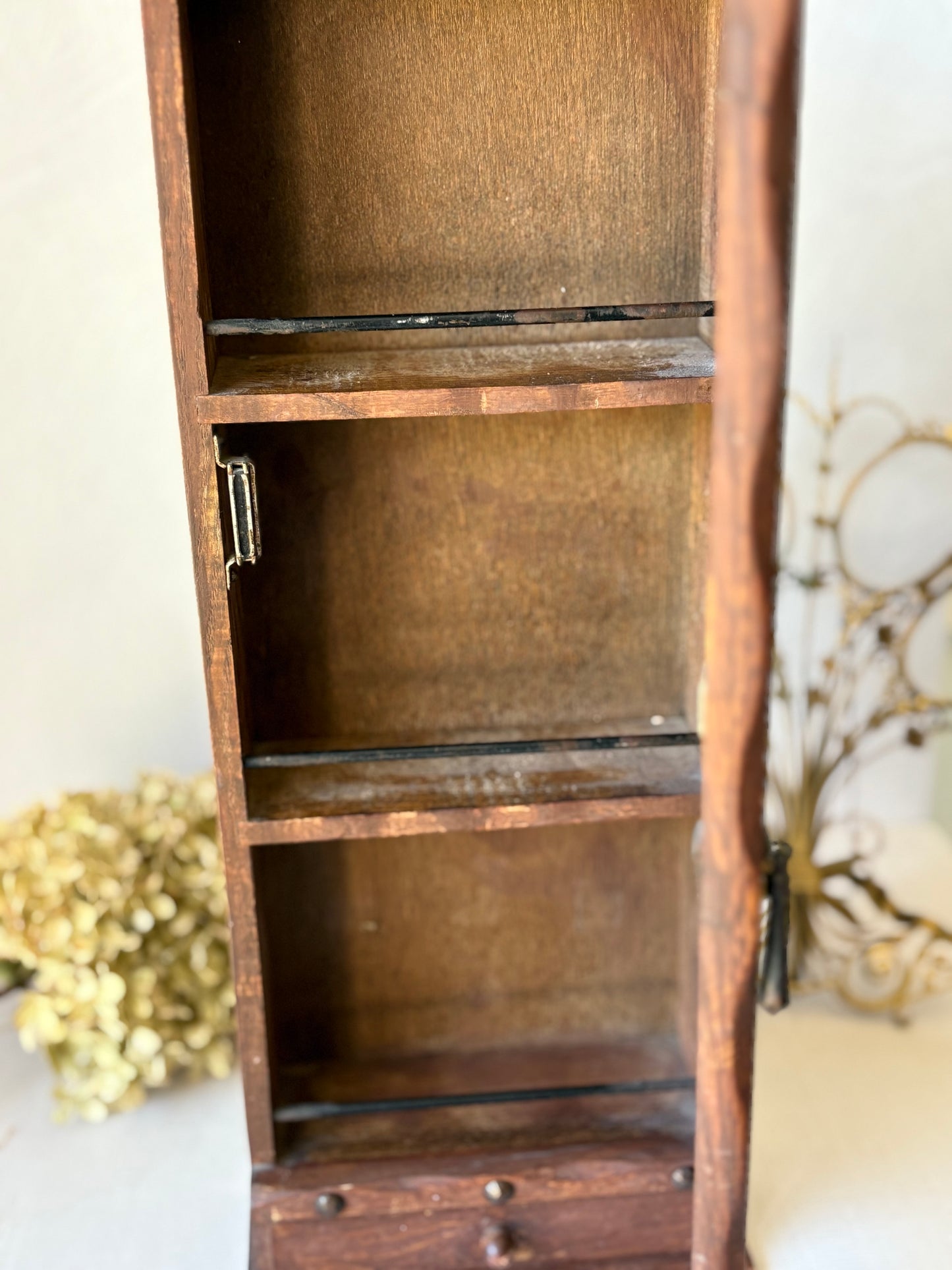 Vintage wood cabinet