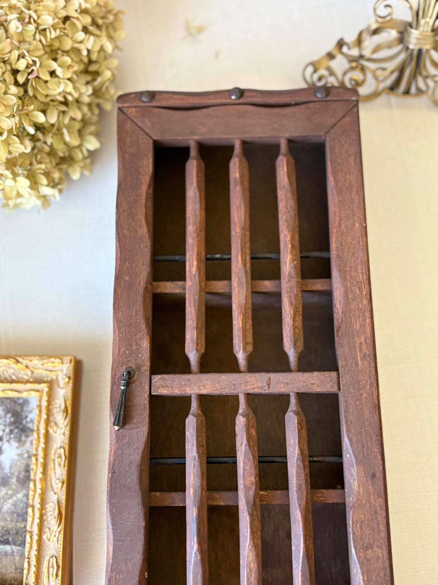 Vintage wood cabinet