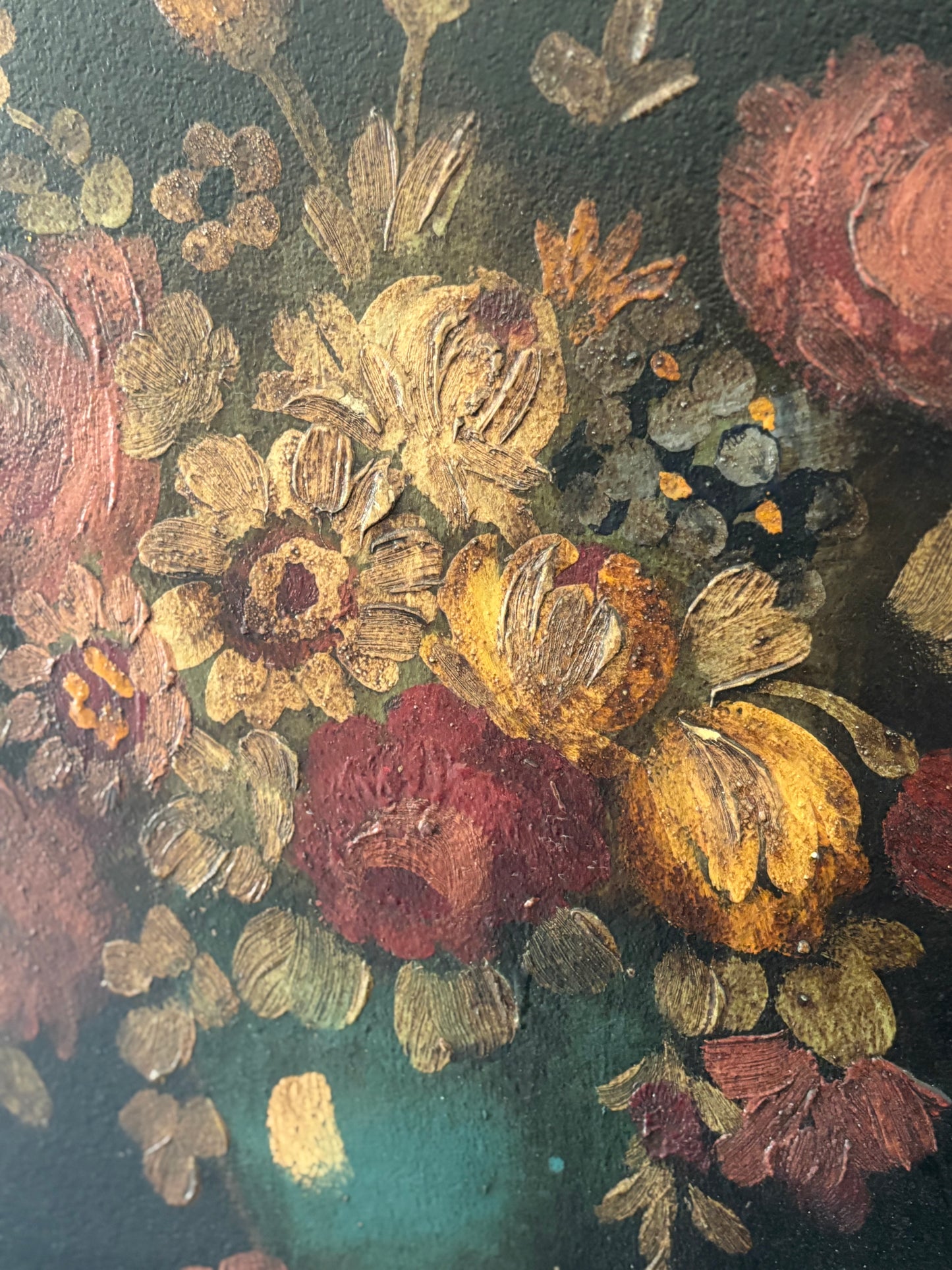 Antique floral painting
