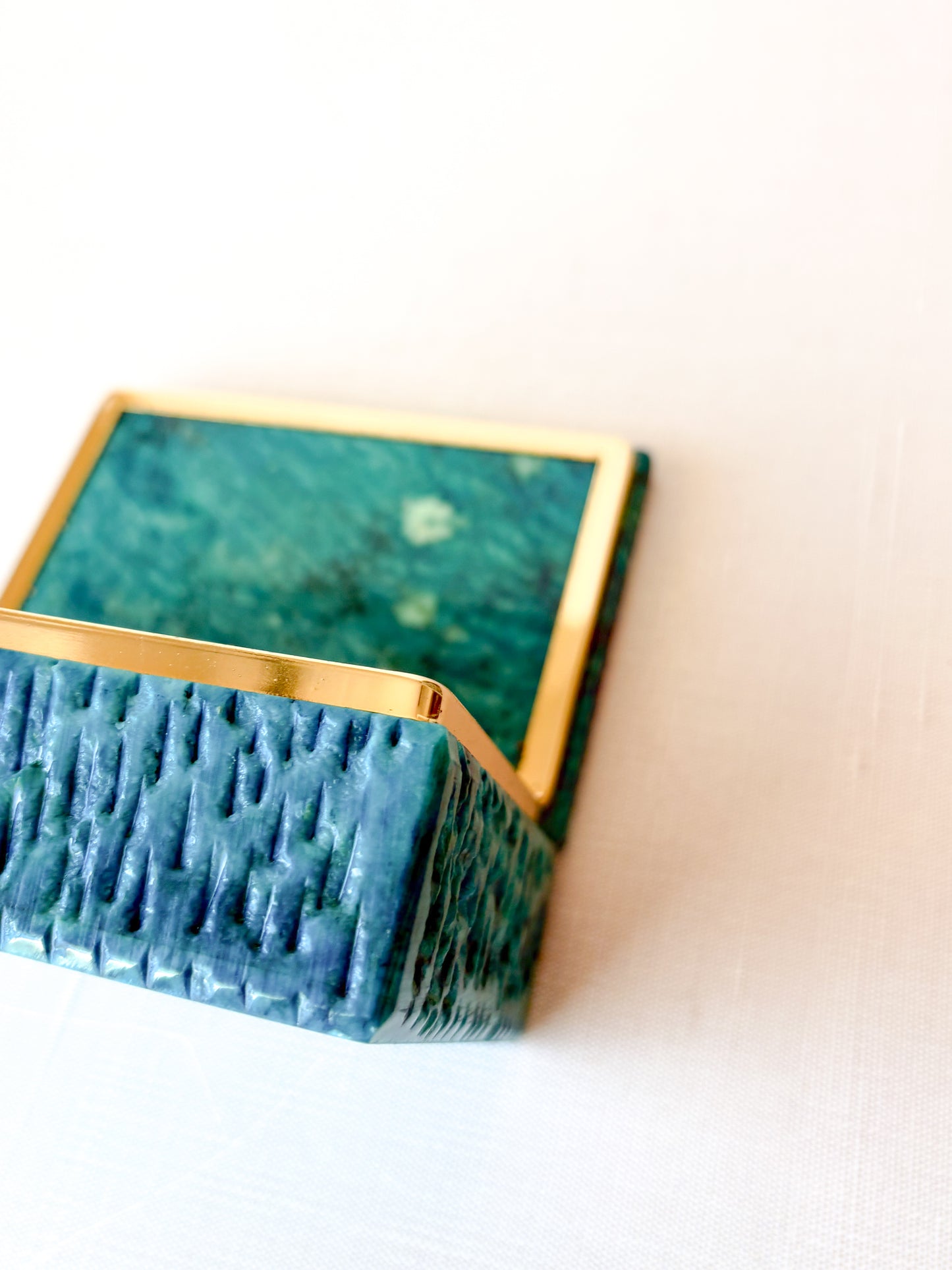 Turquoise alabaster box