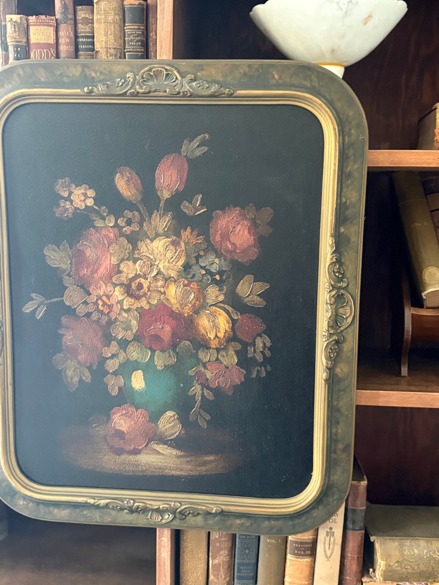 Antique floral painting