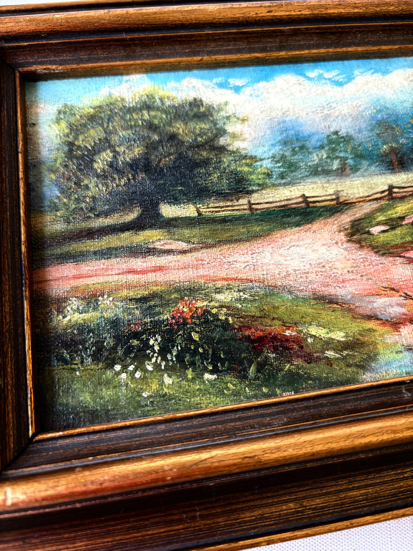 Antique meadow style painting