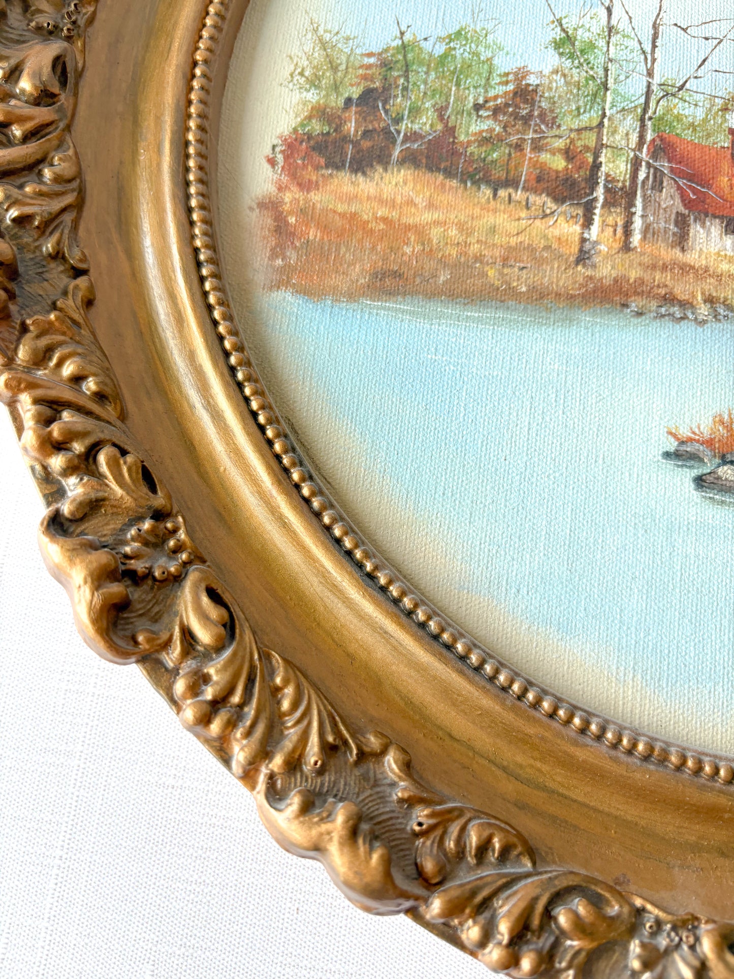 Vintage landscape painting