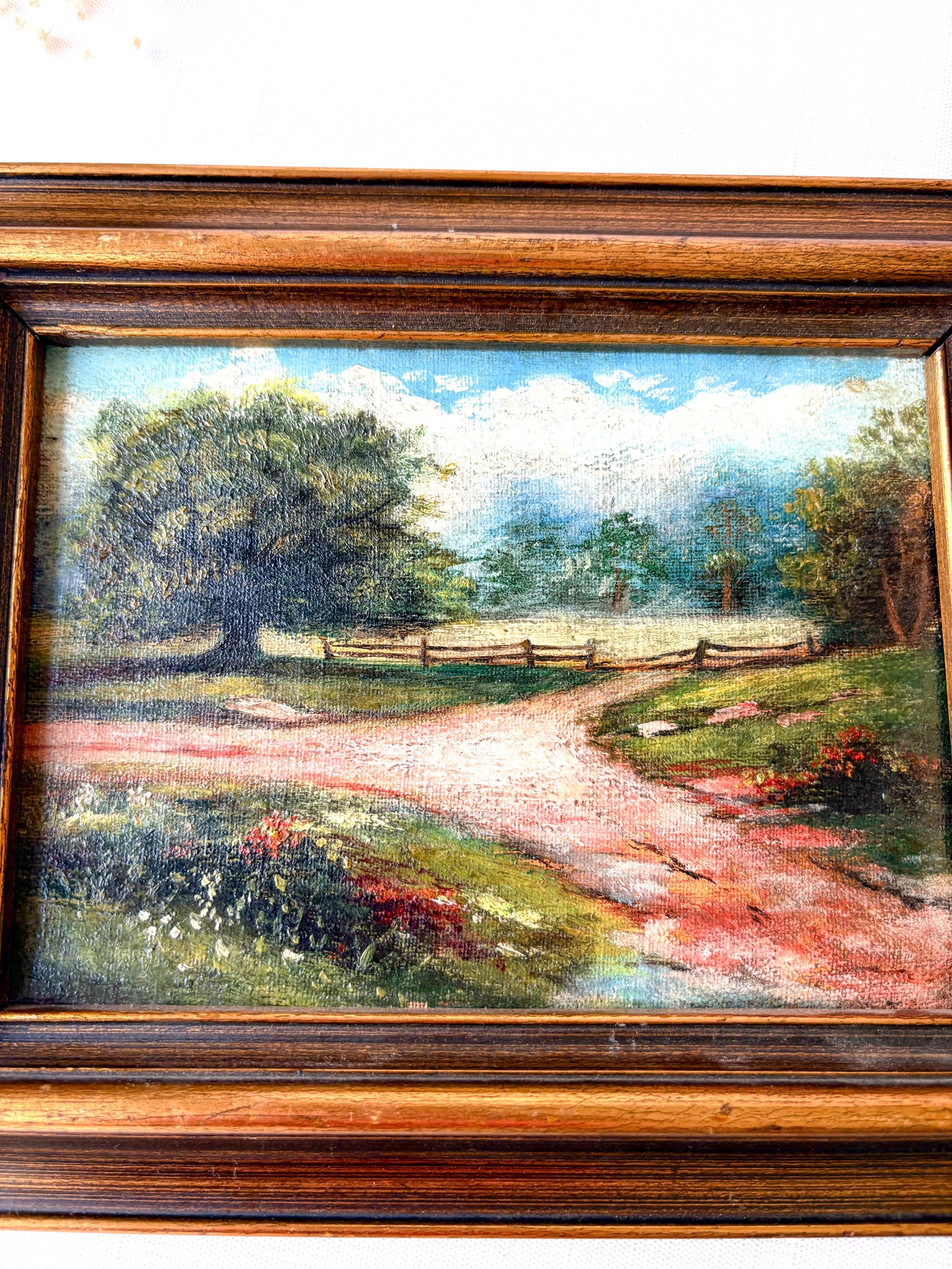 Antique meadow style painting