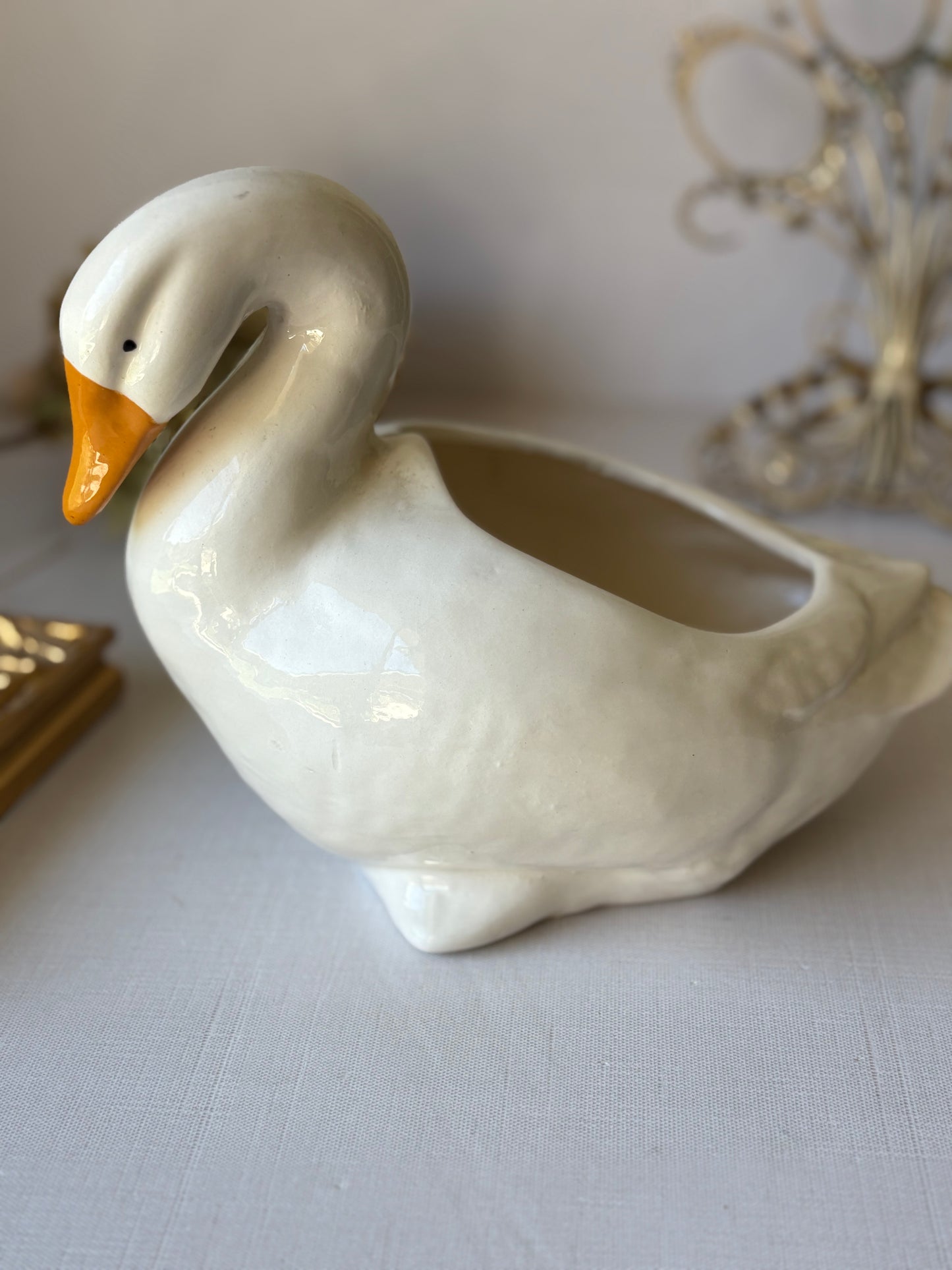 Ceramic Swan
