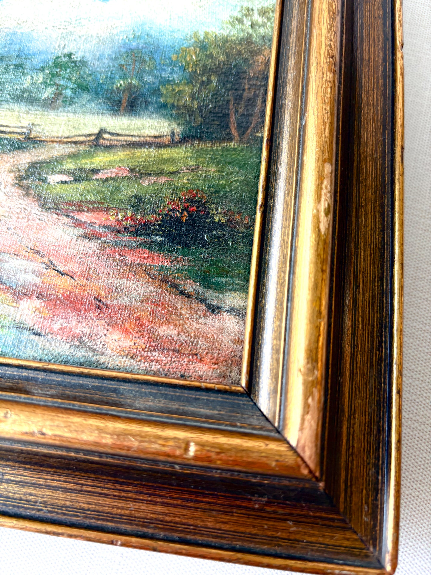 Antique meadow style painting