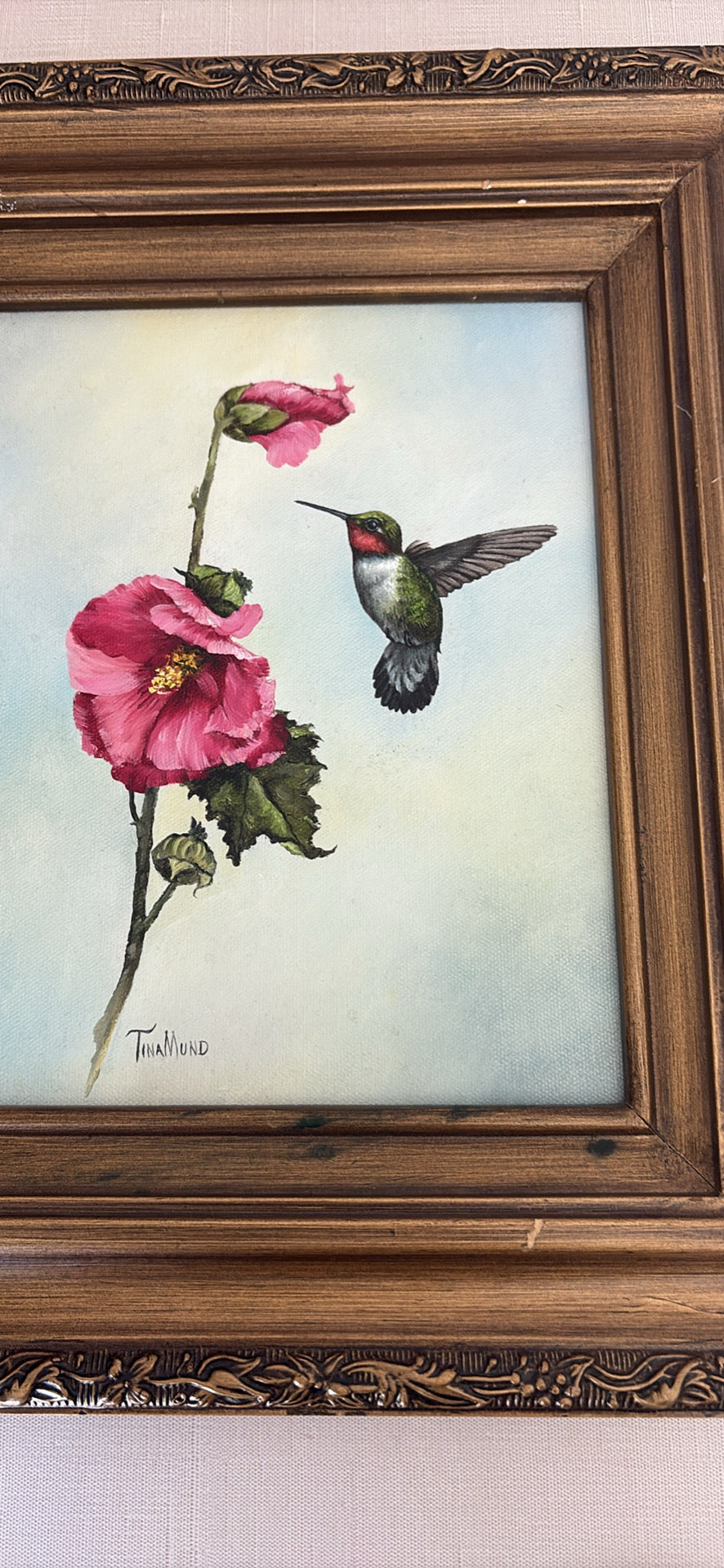 Hummingbird painting