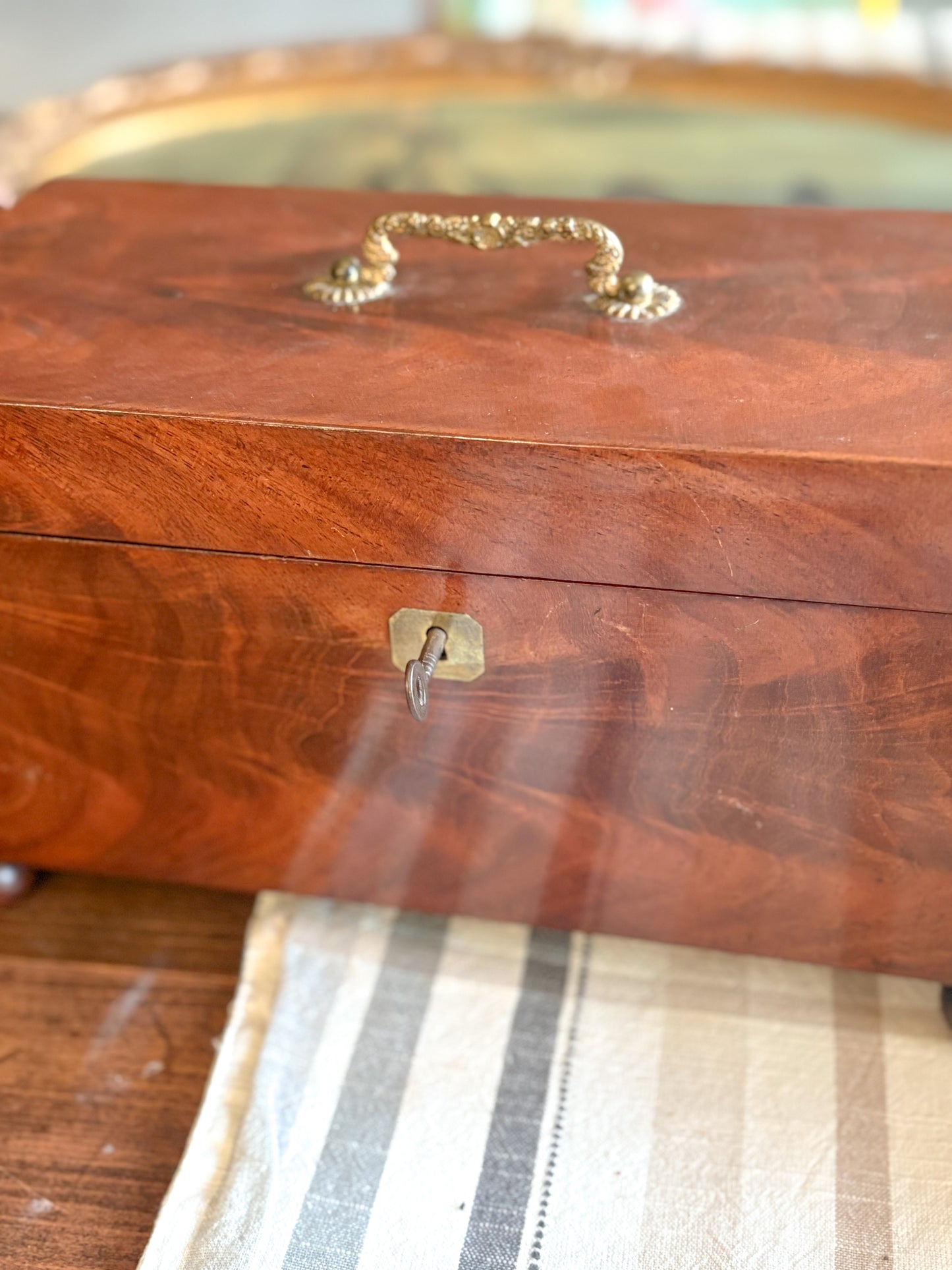 Antique wood box