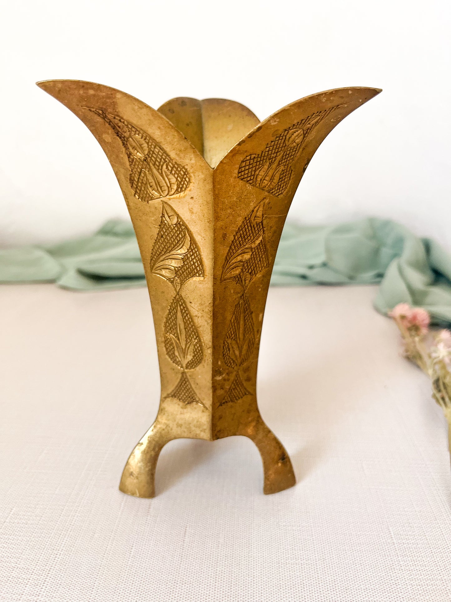Brass vase