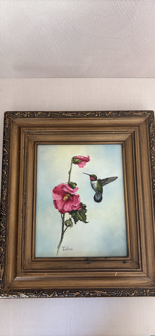 Hummingbird painting