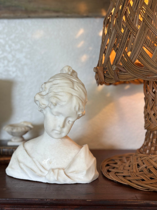 Vintage alabaster bust
