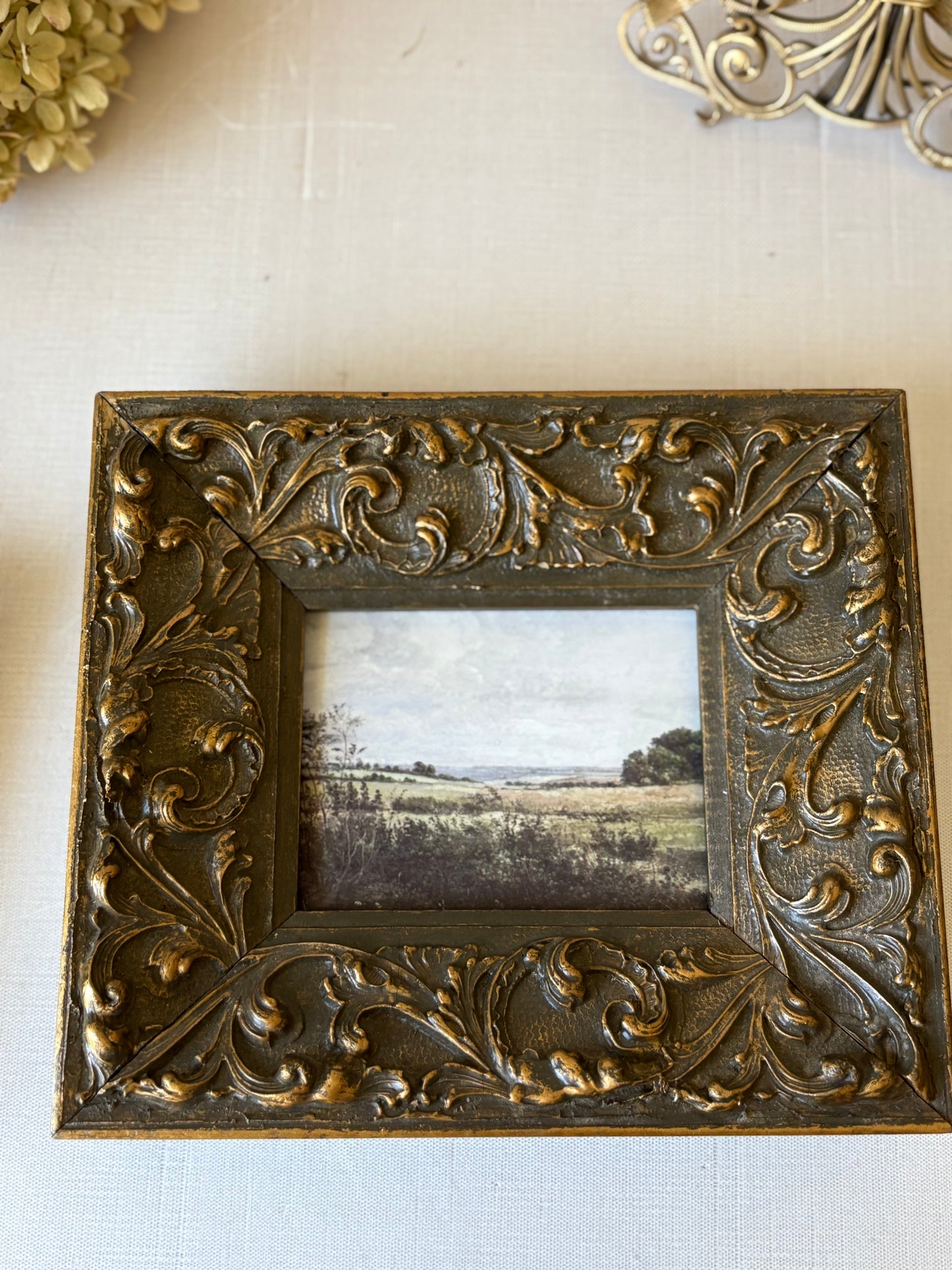 Vintage wood frame
