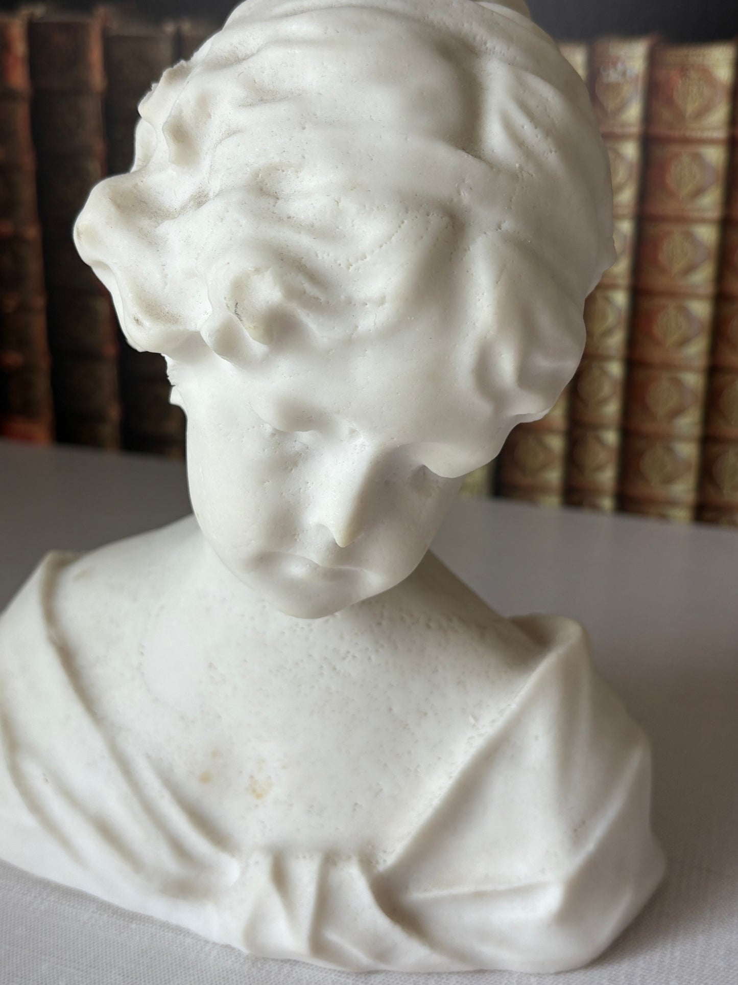 Vintage alabaster bust