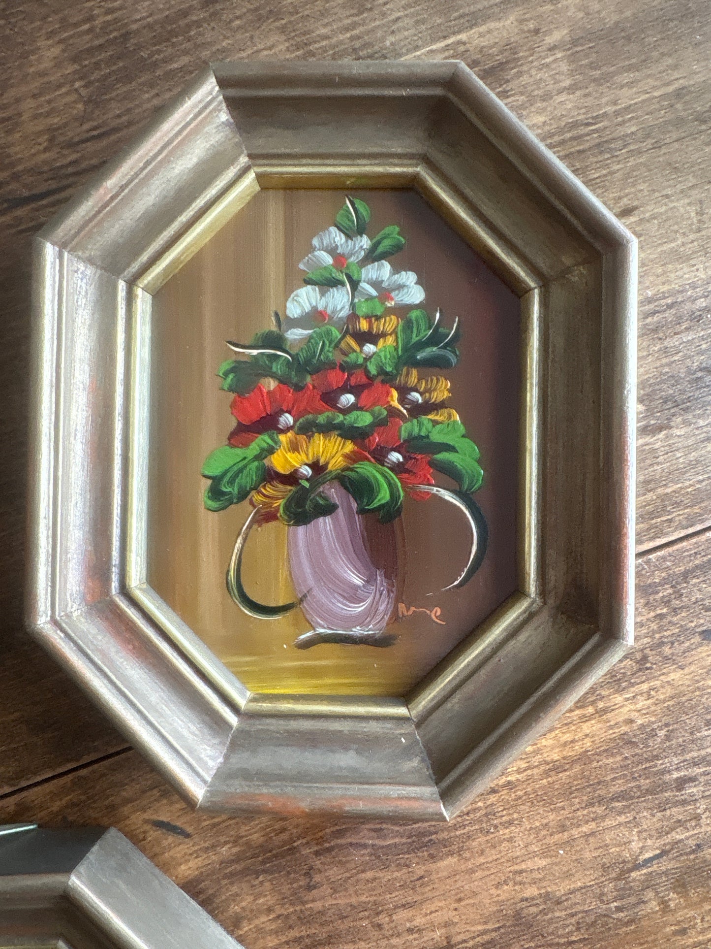 Vintage floral paintings