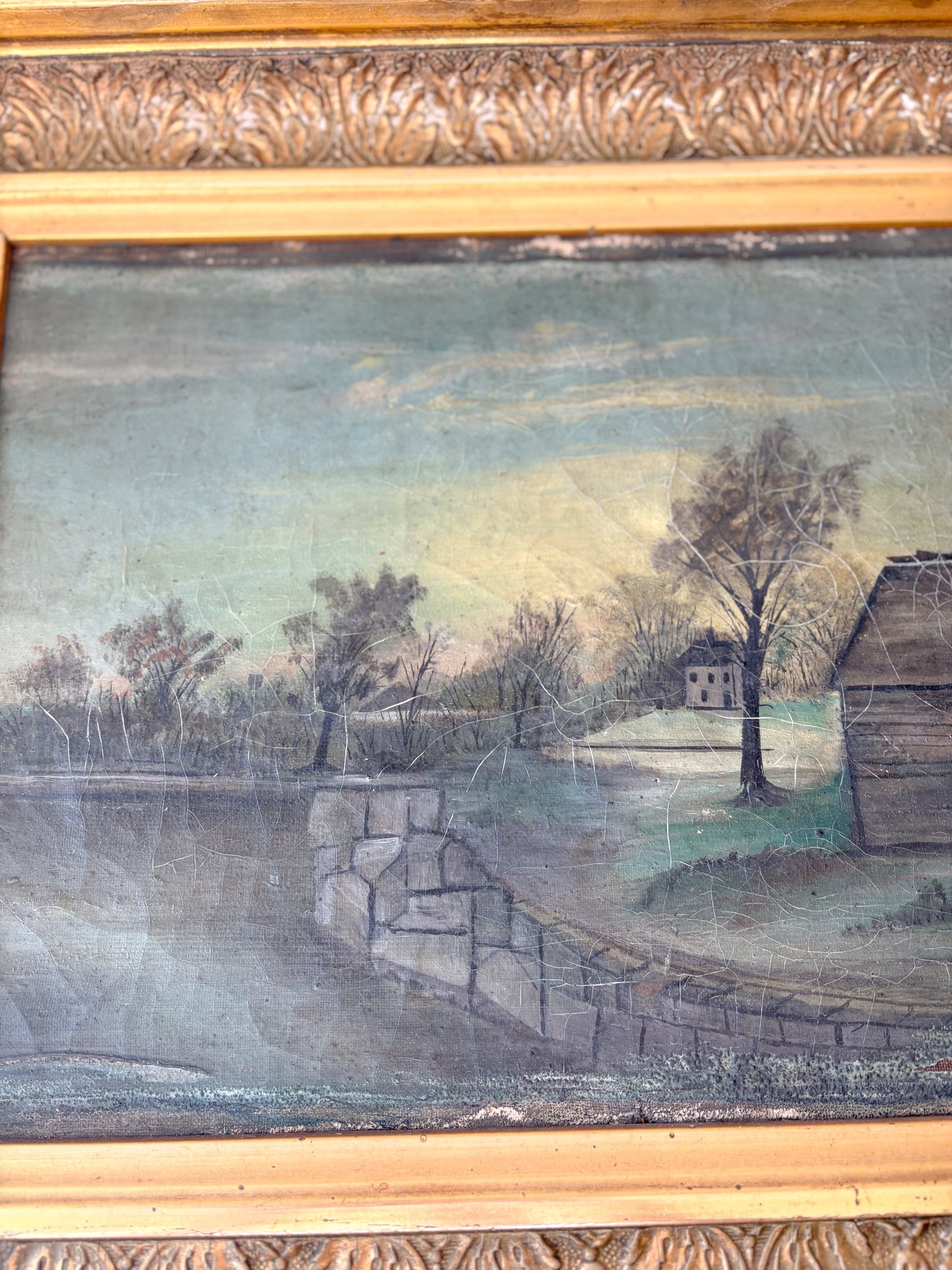 Antique oil painting