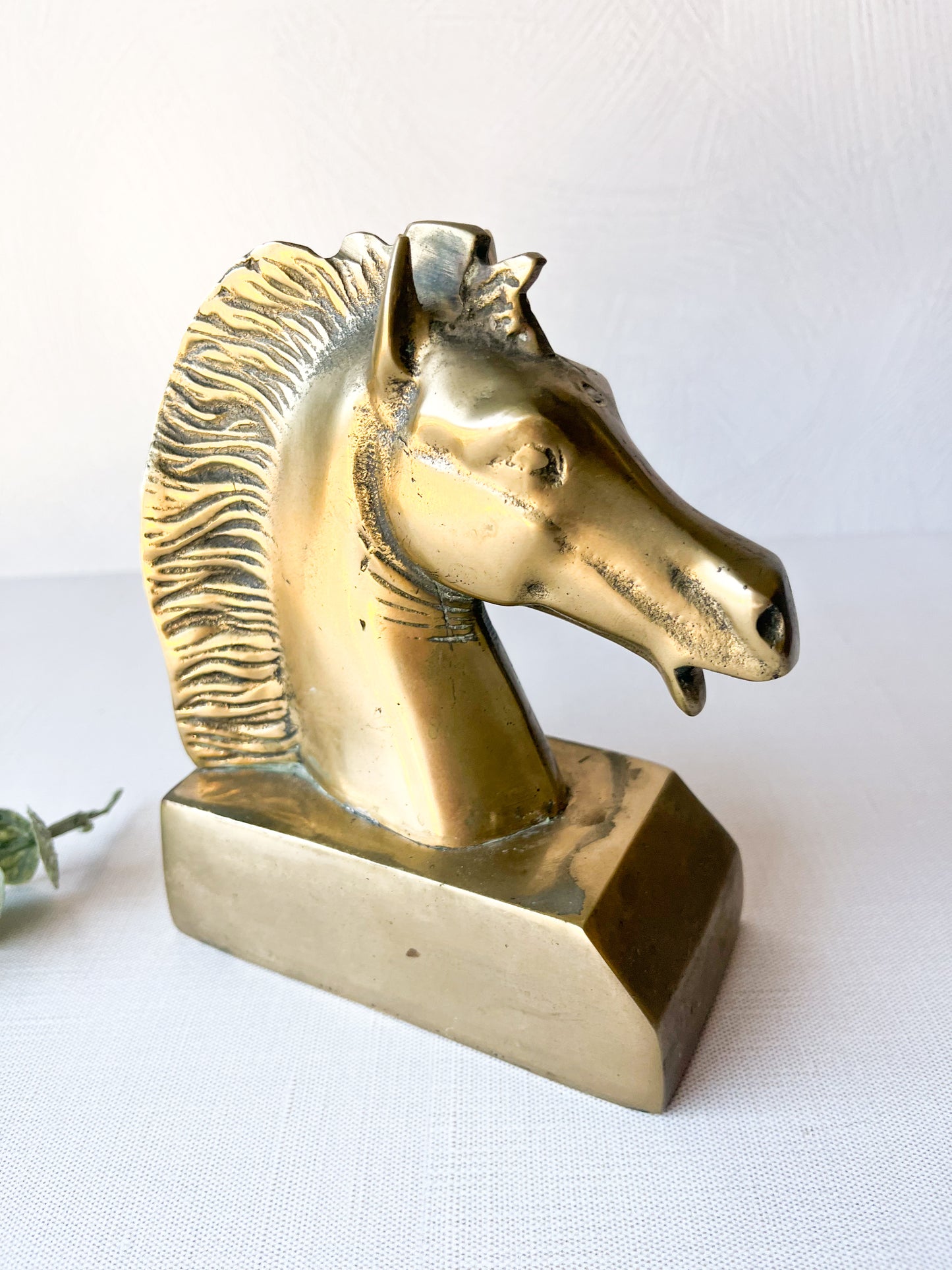 Brass horse