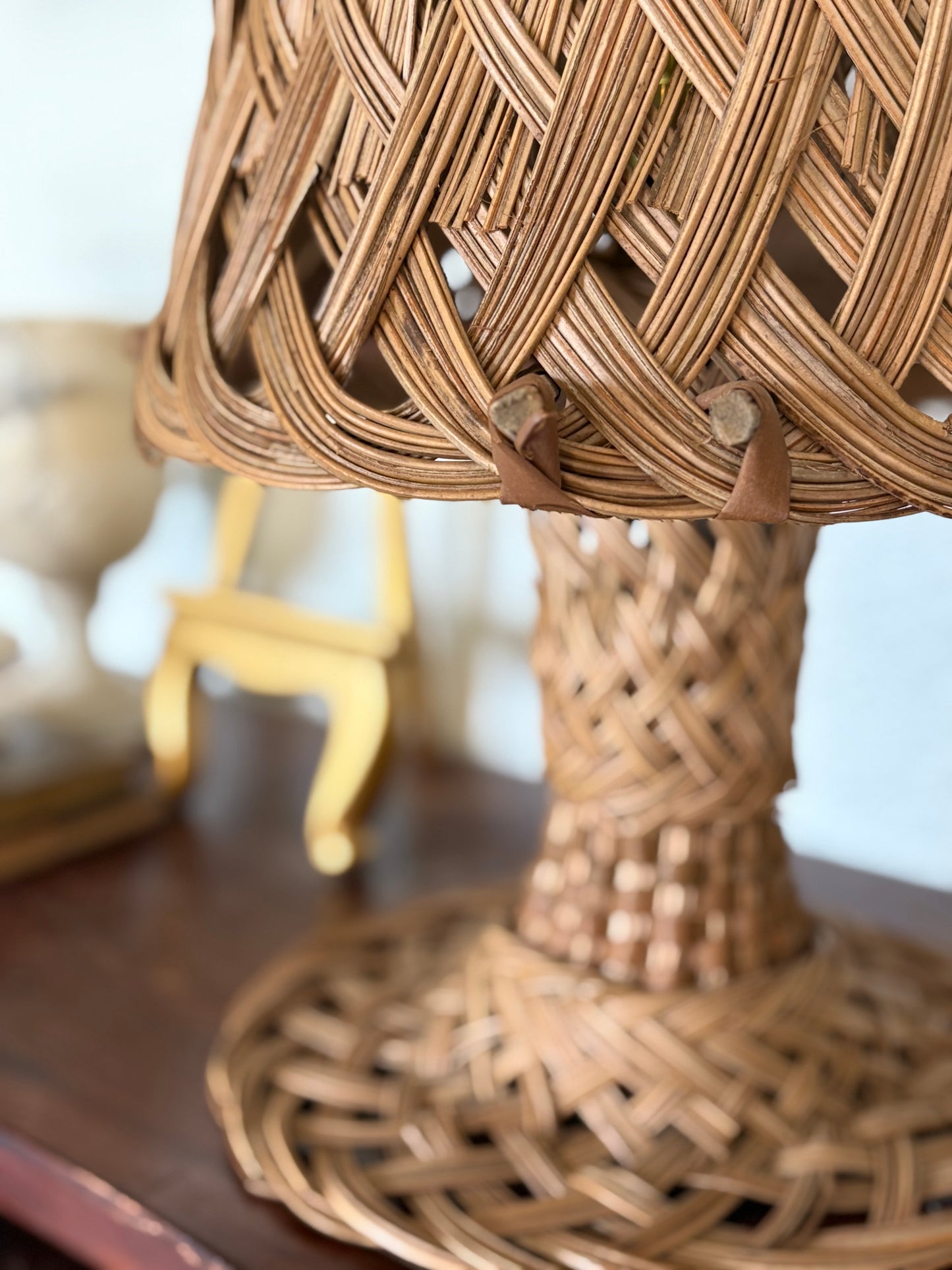 Vintage Rattan Lamp