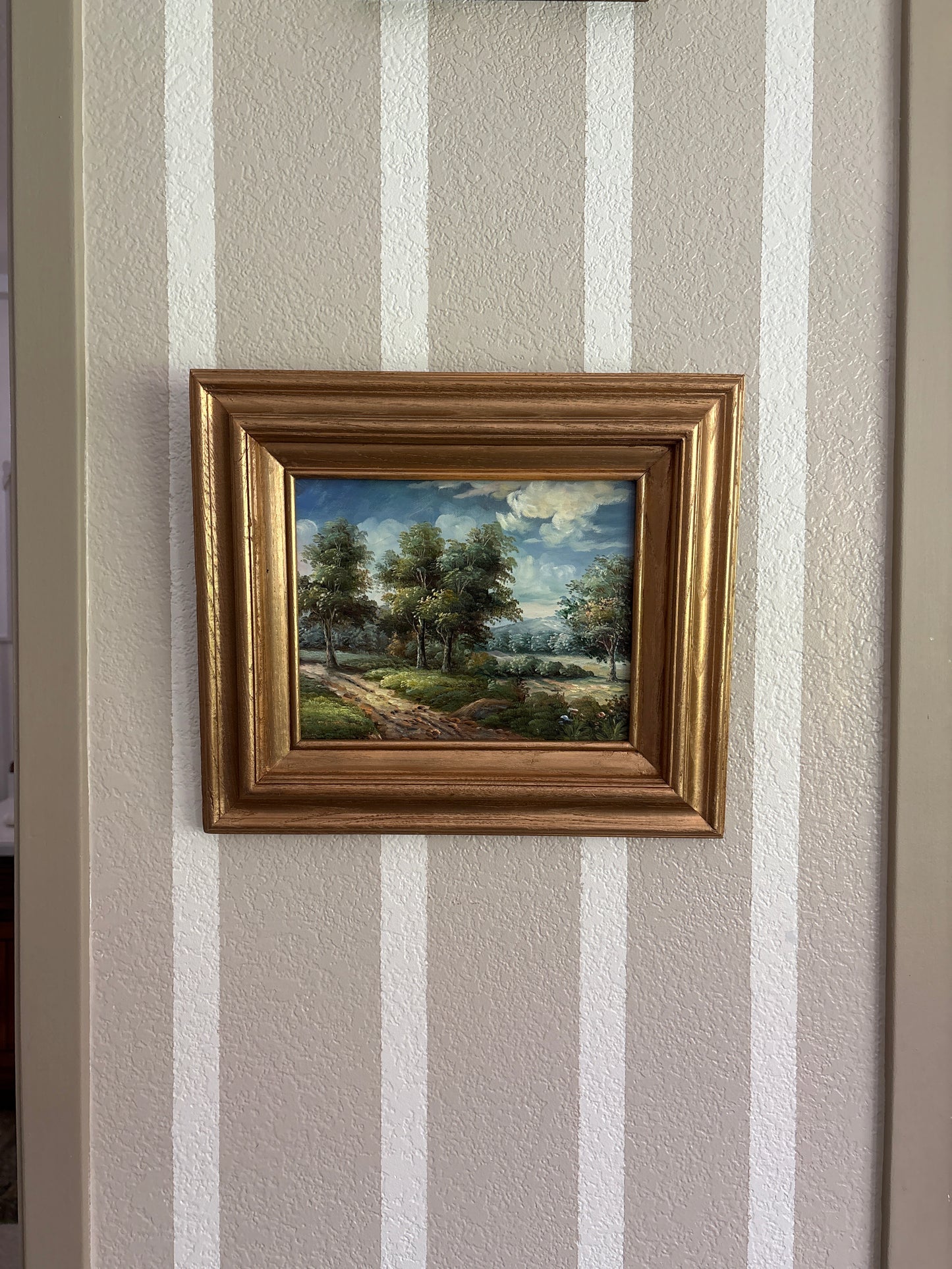 Vintage landscape painting
