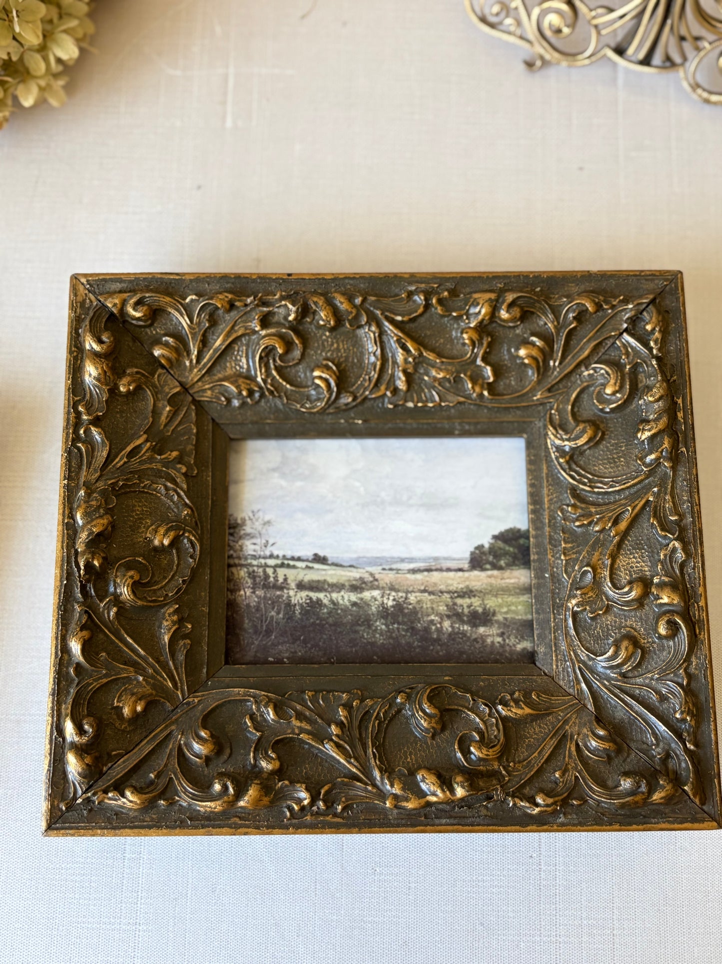 Vintage wood frame