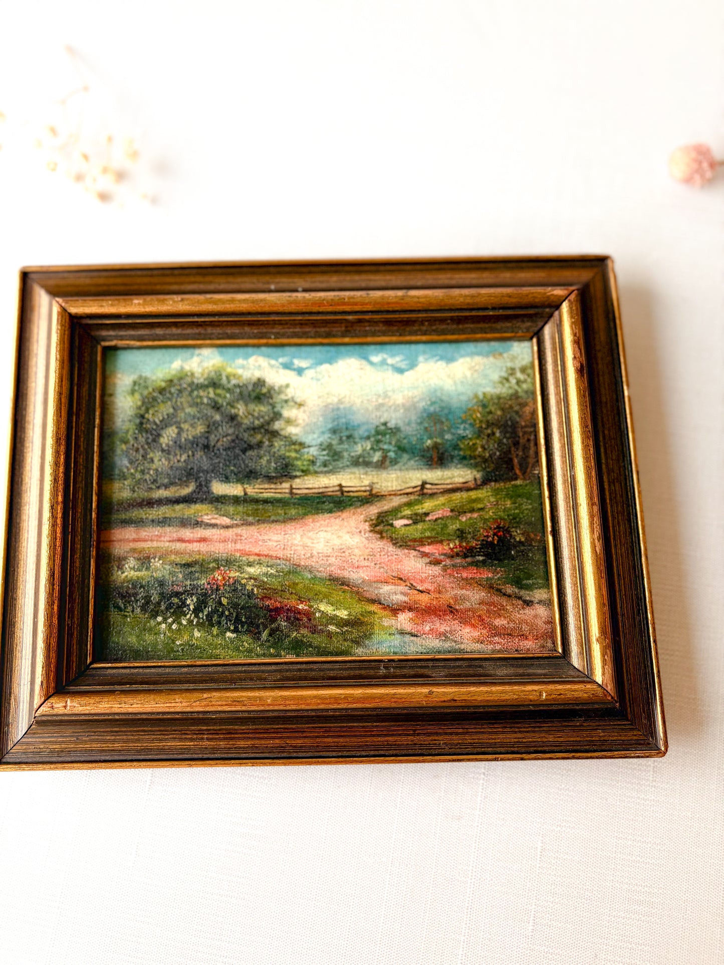 Antique meadow style painting