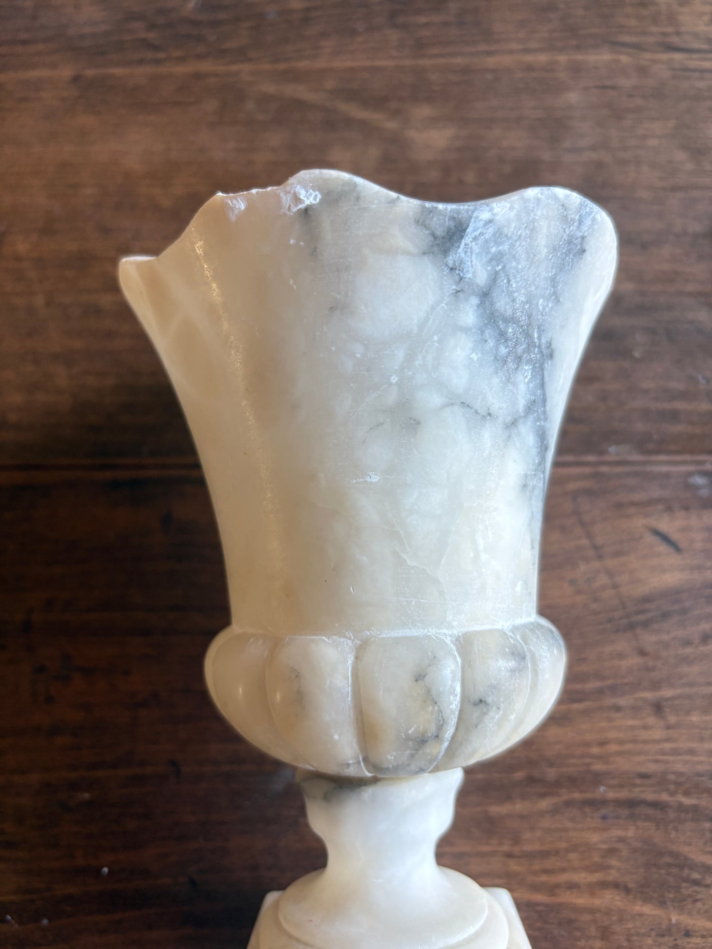 Vintage alabaster urn