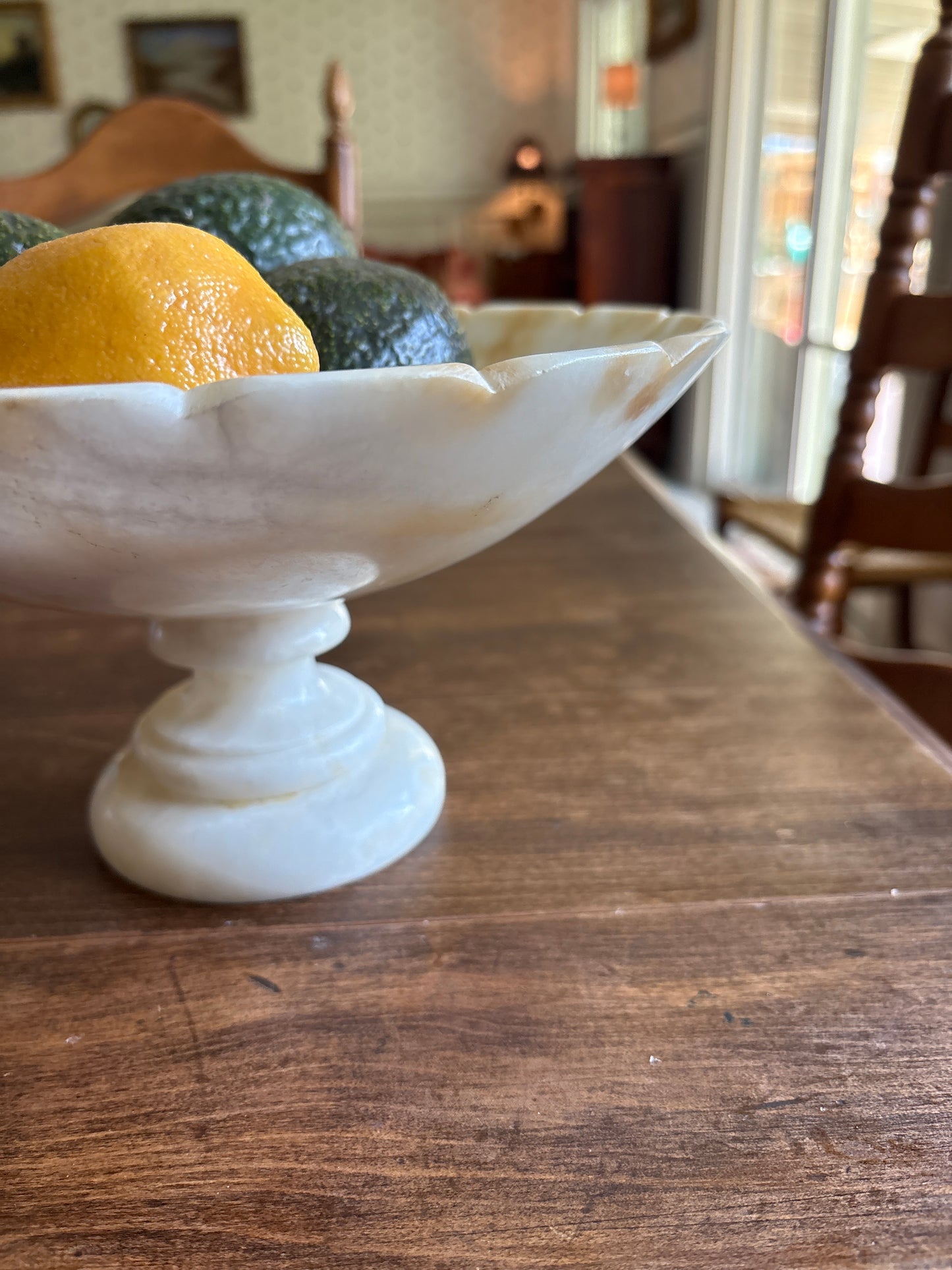 Scallops alabaster compote