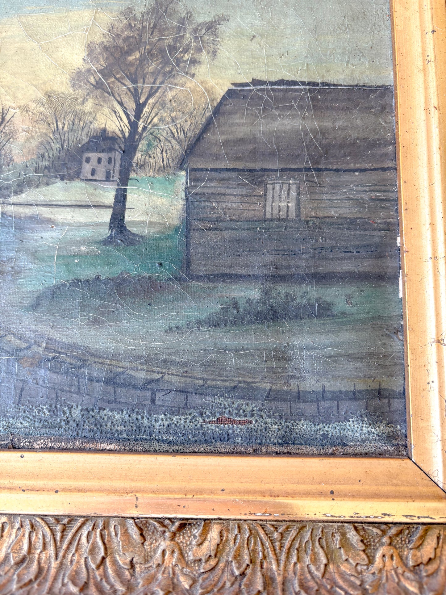 Antique oil painting