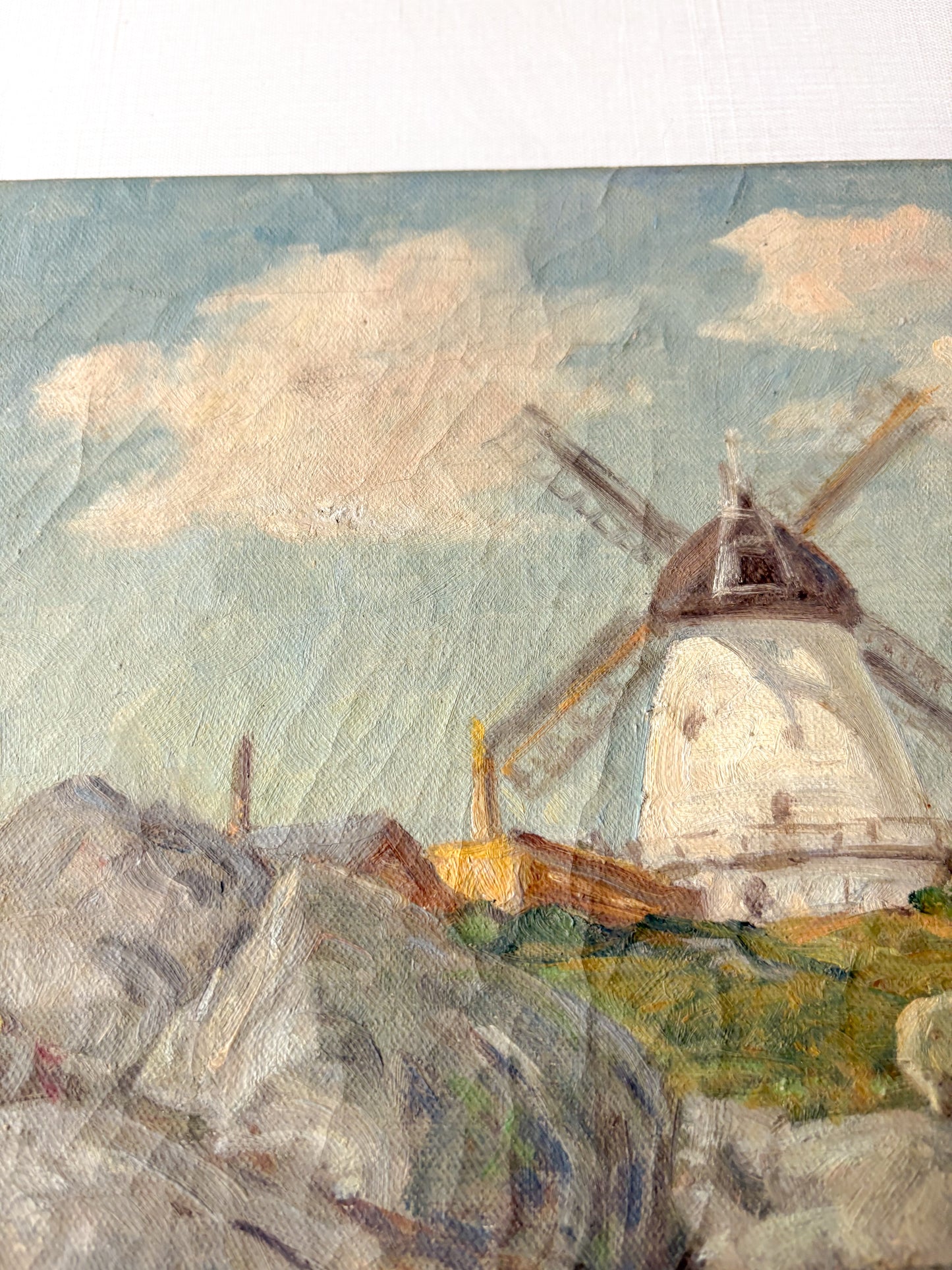 Windmill painting