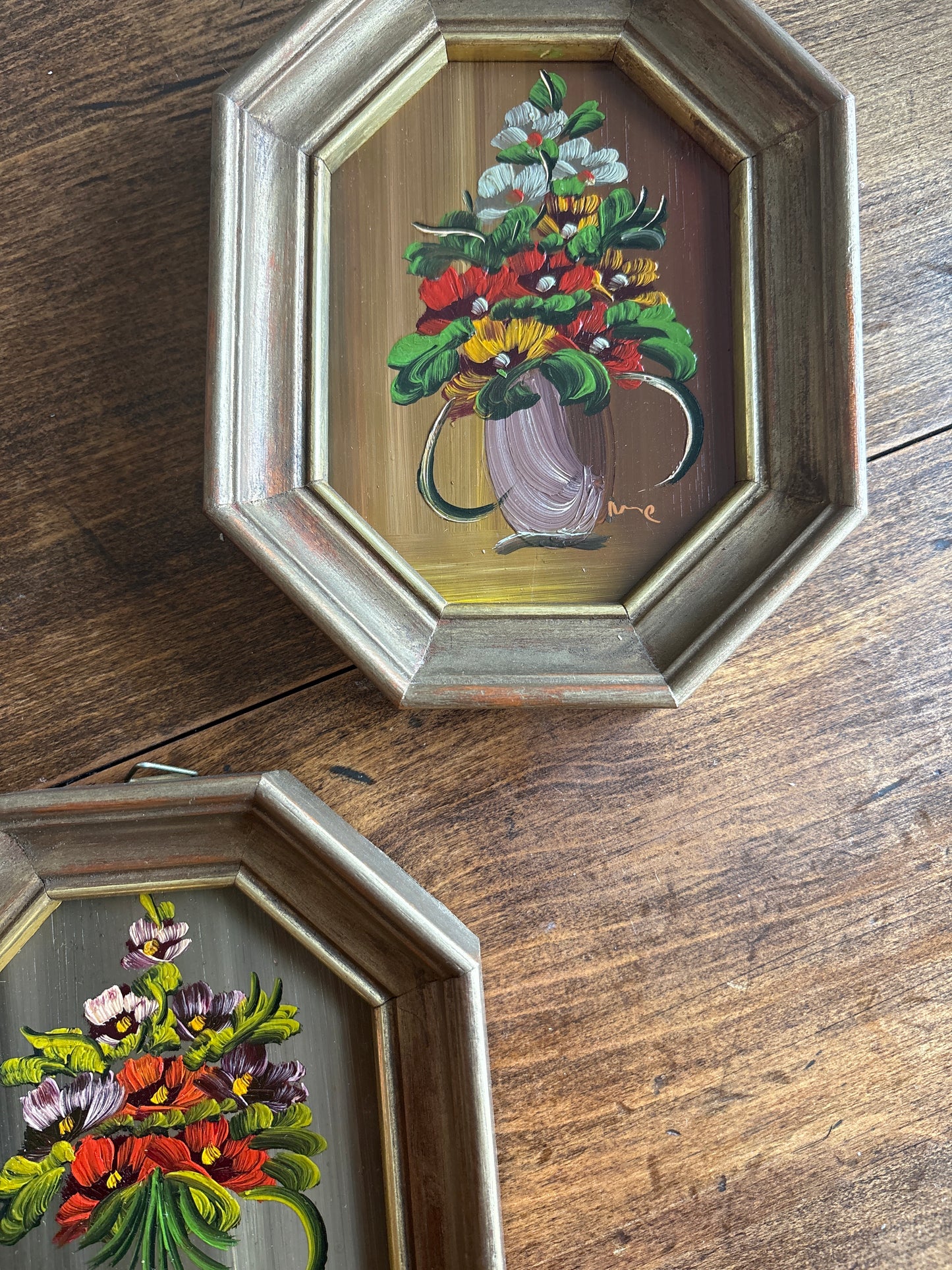 Vintage floral paintings