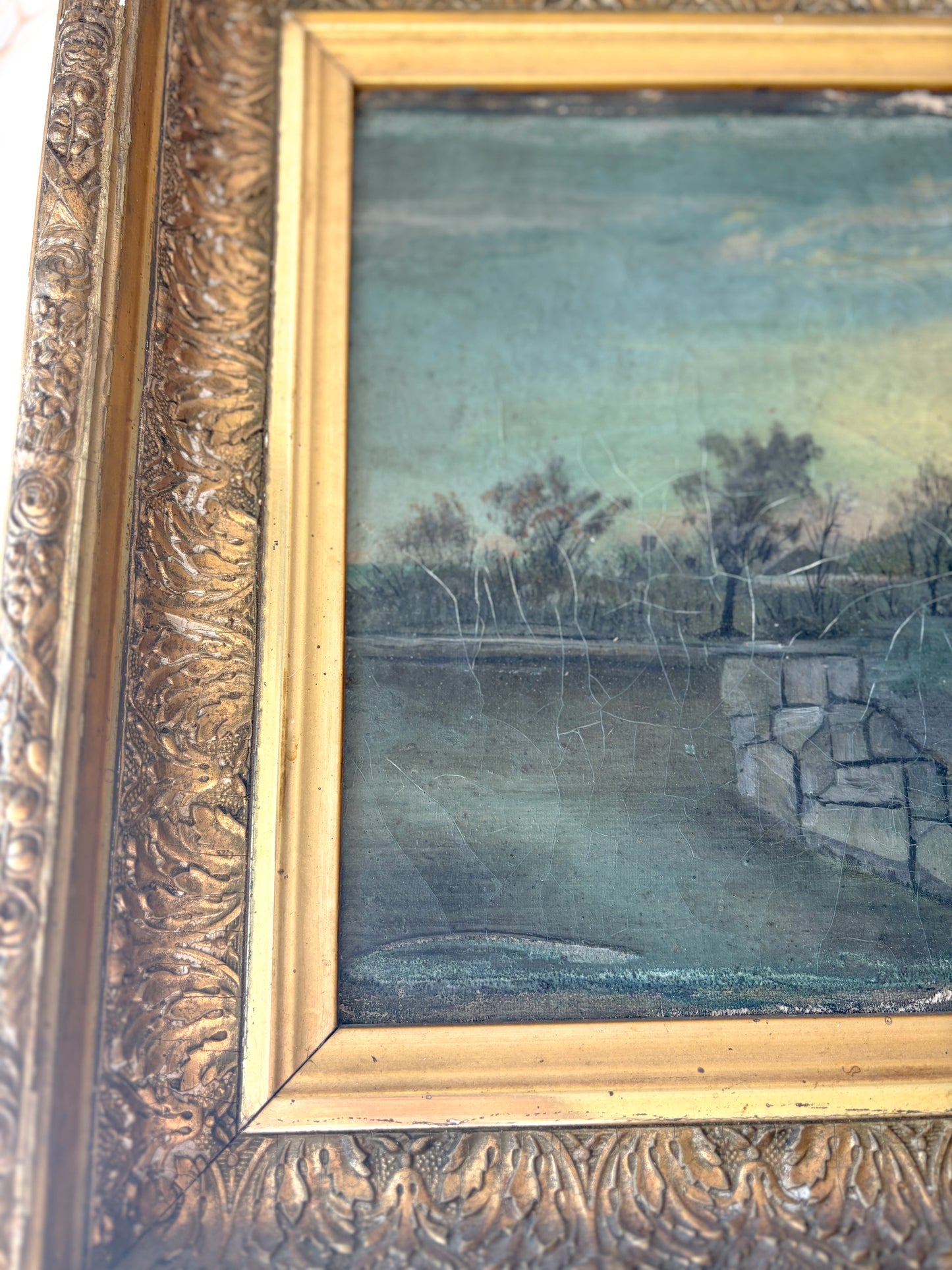 Antique oil painting