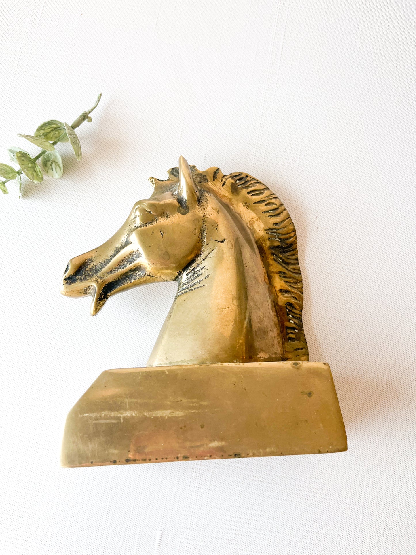 Brass horse