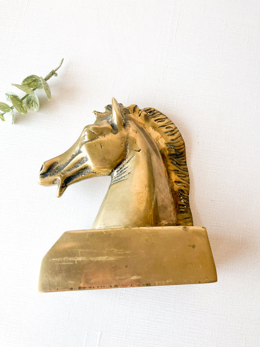 Brass horse