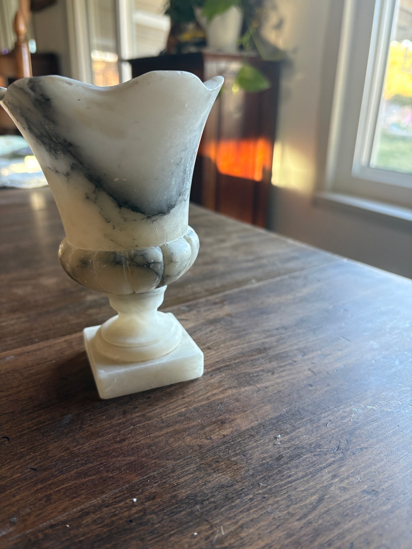 Vintage alabaster urn