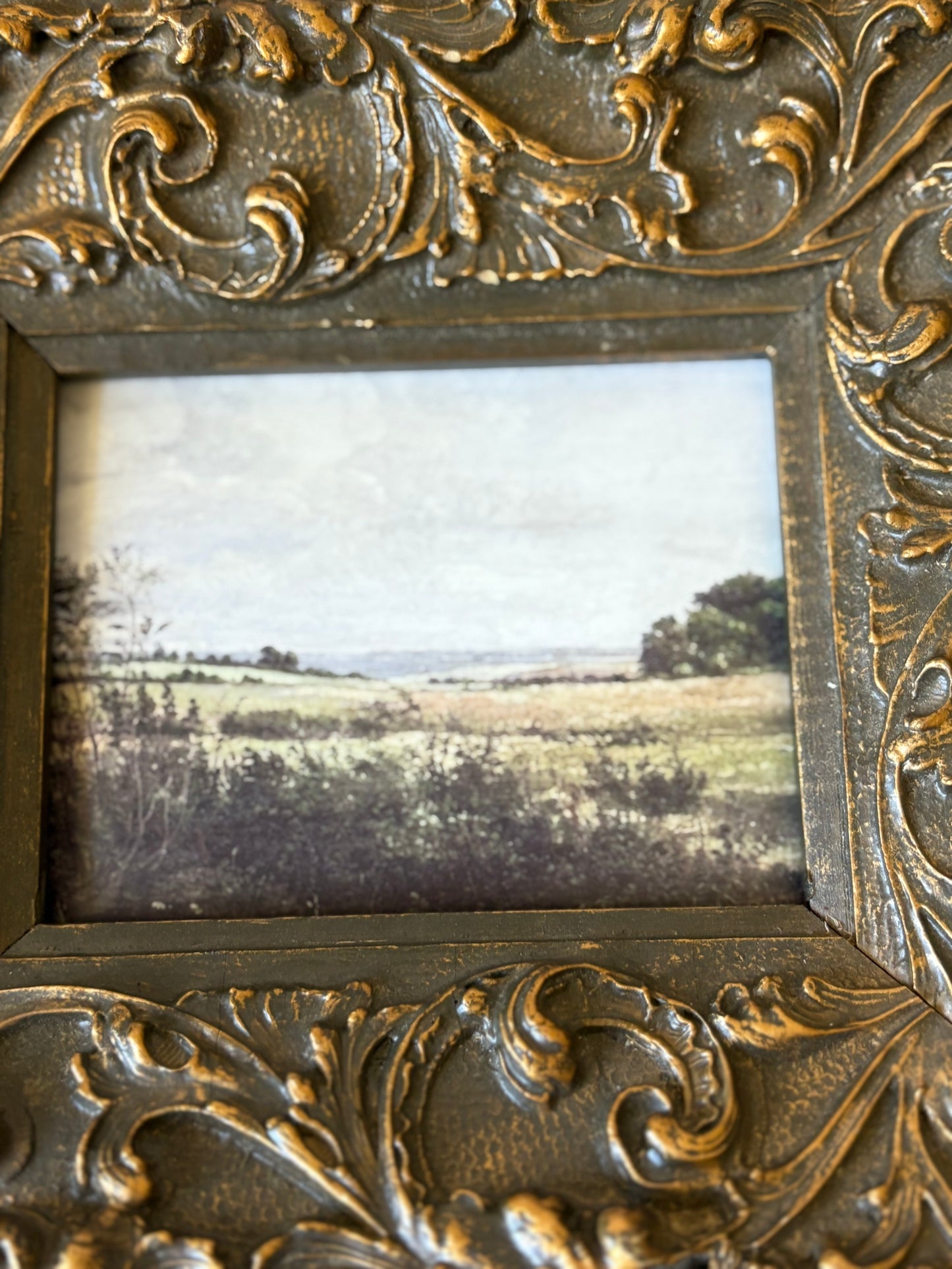Vintage wood frame