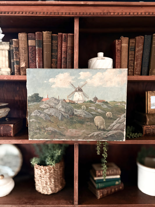 Windmill painting