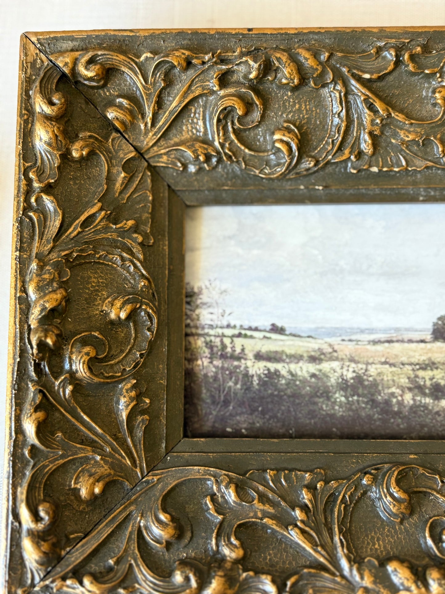 Vintage wood frame