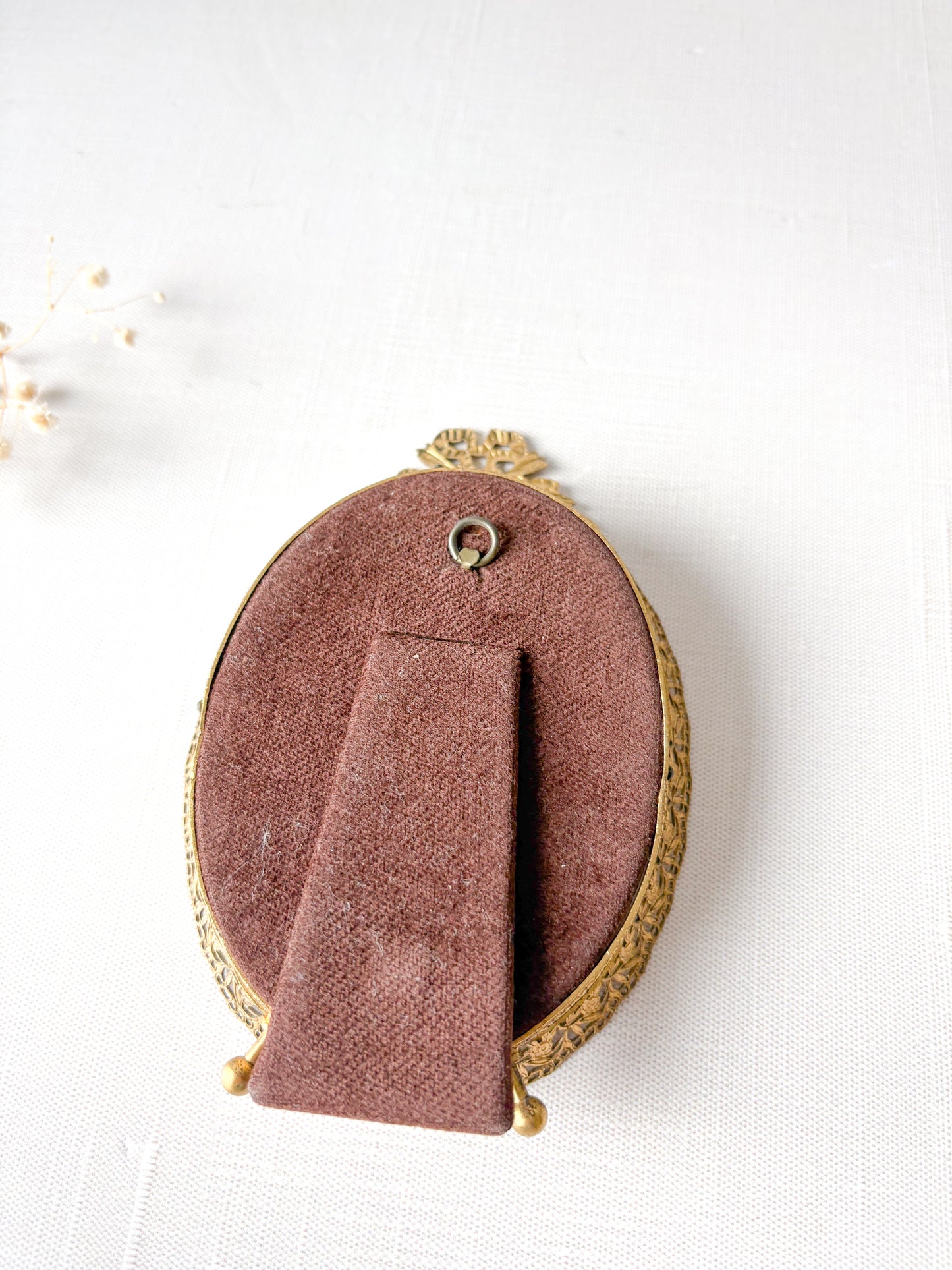 Brass filigree frame