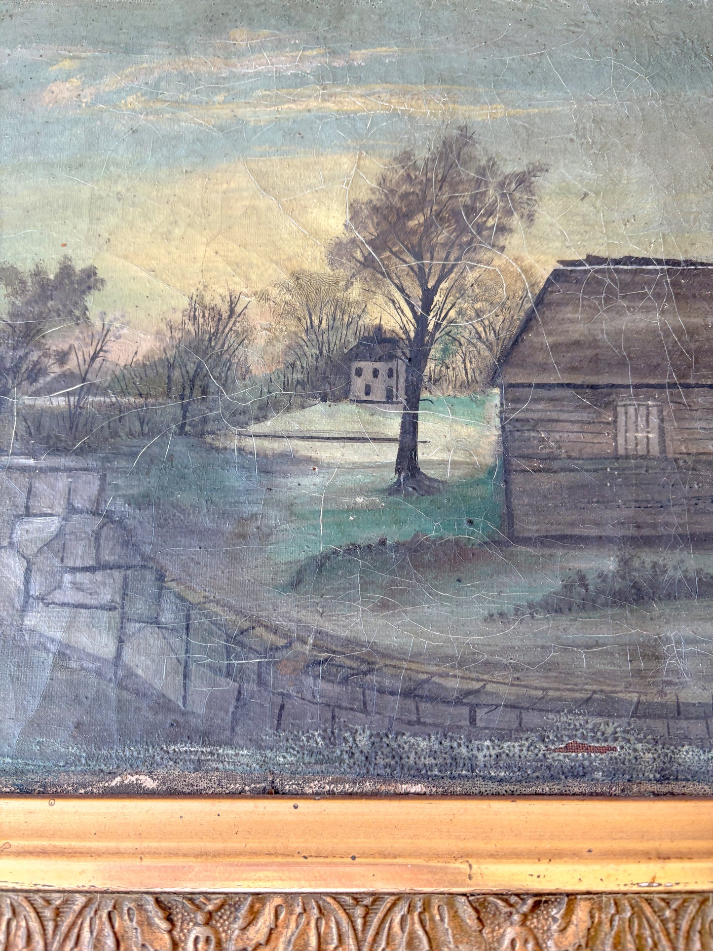 Antique oil painting