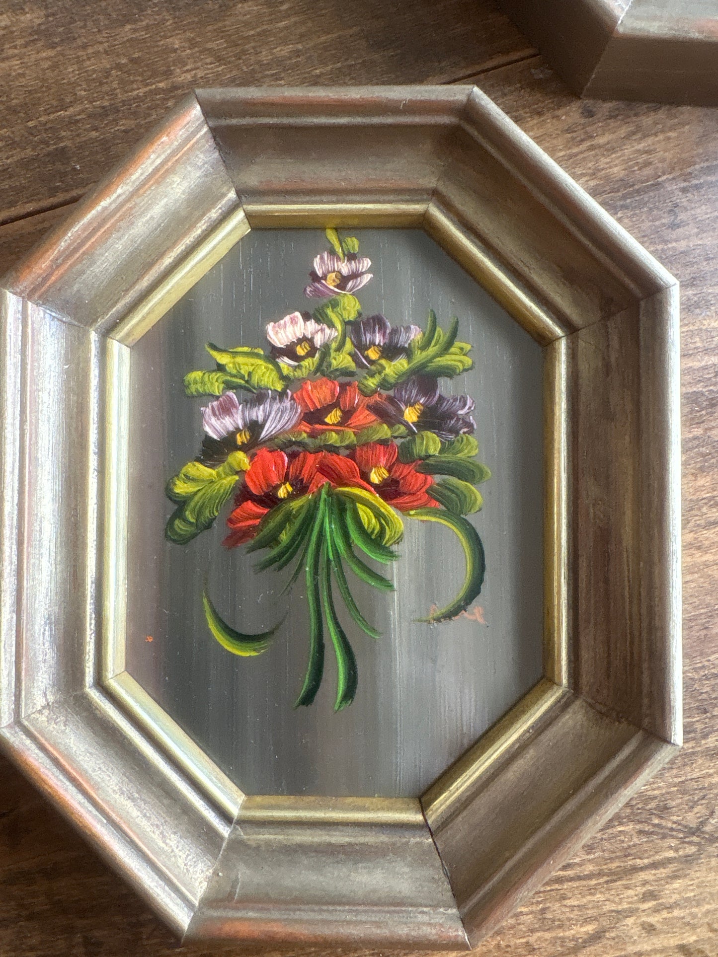 Vintage floral paintings