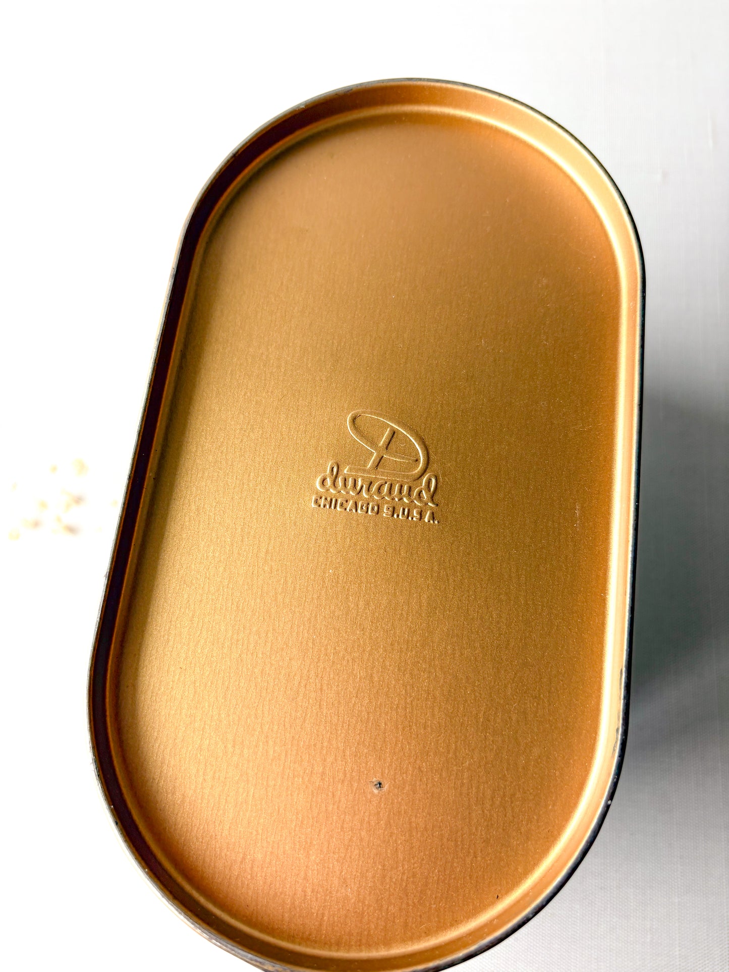 Leather tea caddy