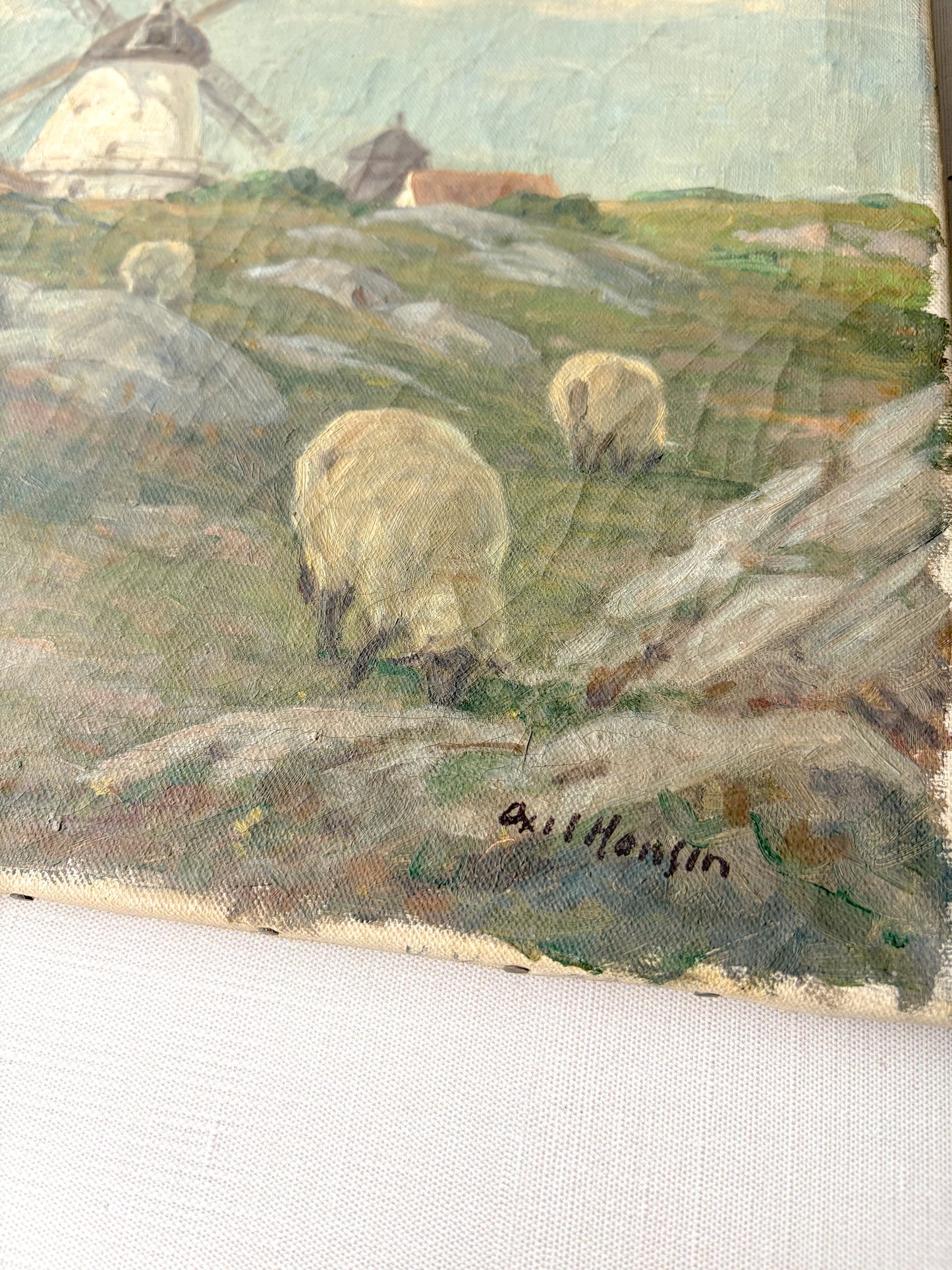 Windmill painting